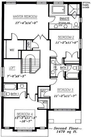 The westbrook - Upper Floor - Floorplan